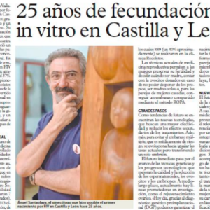El primer “niño probeta” de Castilla y León cumple 25 años