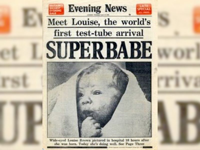 Historia de la primera 'bebé probeta'