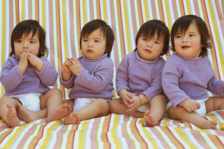 Le habían dicho que no podía tener hijos, y ahora dio a luz a cuatrillizos