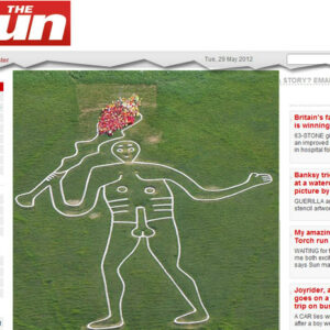 Un “Gigante de la fertilidad” participa como relevo de la antorcha olímpica en Reino Unido